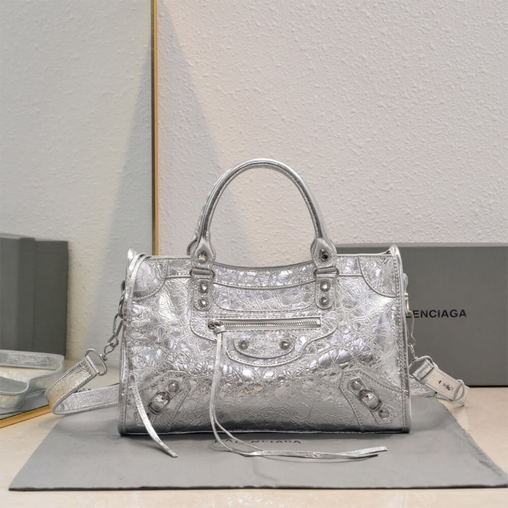 Balenciaga Women s Le City Bag Small(HIGH-END GRADE)