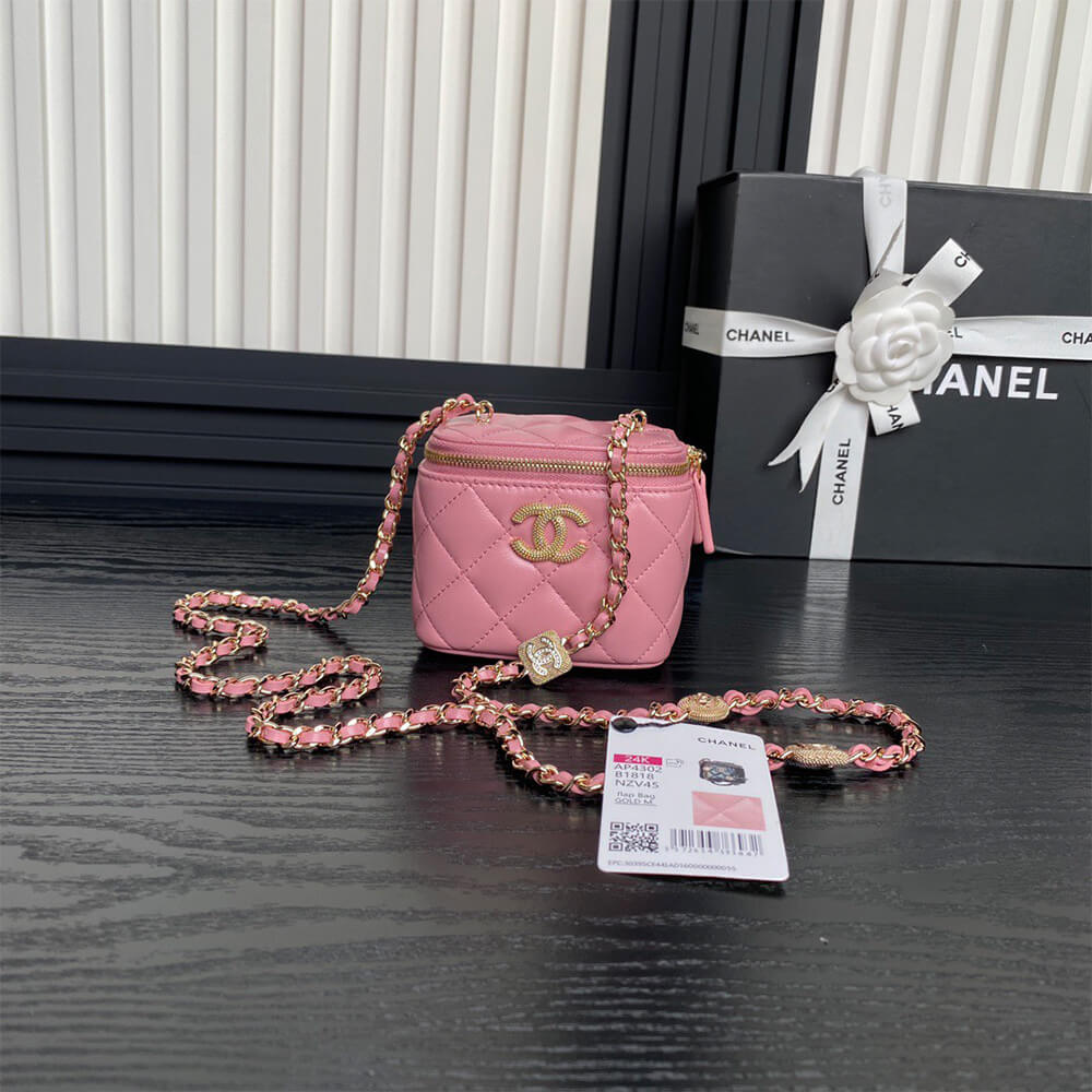 CHANEL Small Vanity with Chain(HIGH-END GRADE)