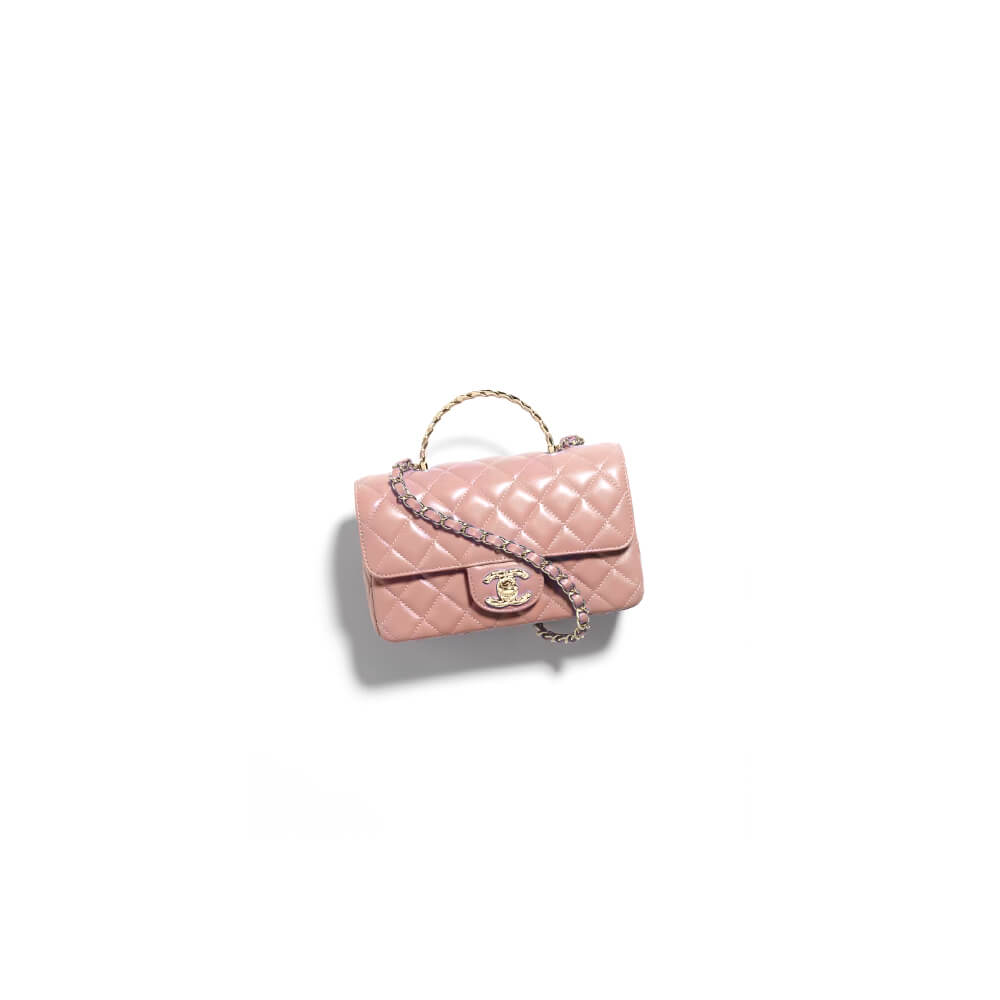 CHANEL Mini Flap Bag with Top Handle