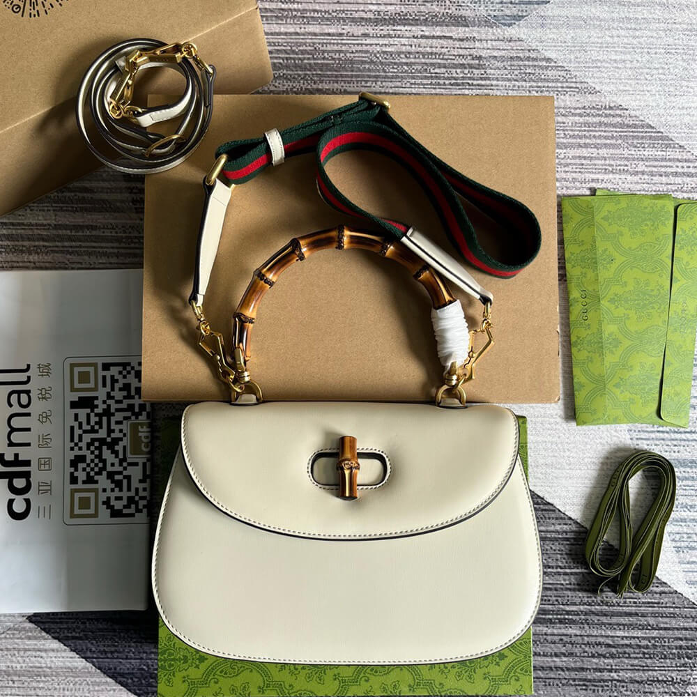 GUCCI BAMBOO 1947 MEDIUM TOP HANDLE BAG